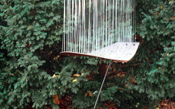 Windharfe<br>
Stahl/Draht<br>
2017