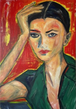 Frida?<br>
Acryl/Leinwand<br>
145x105cm<br>
2022
